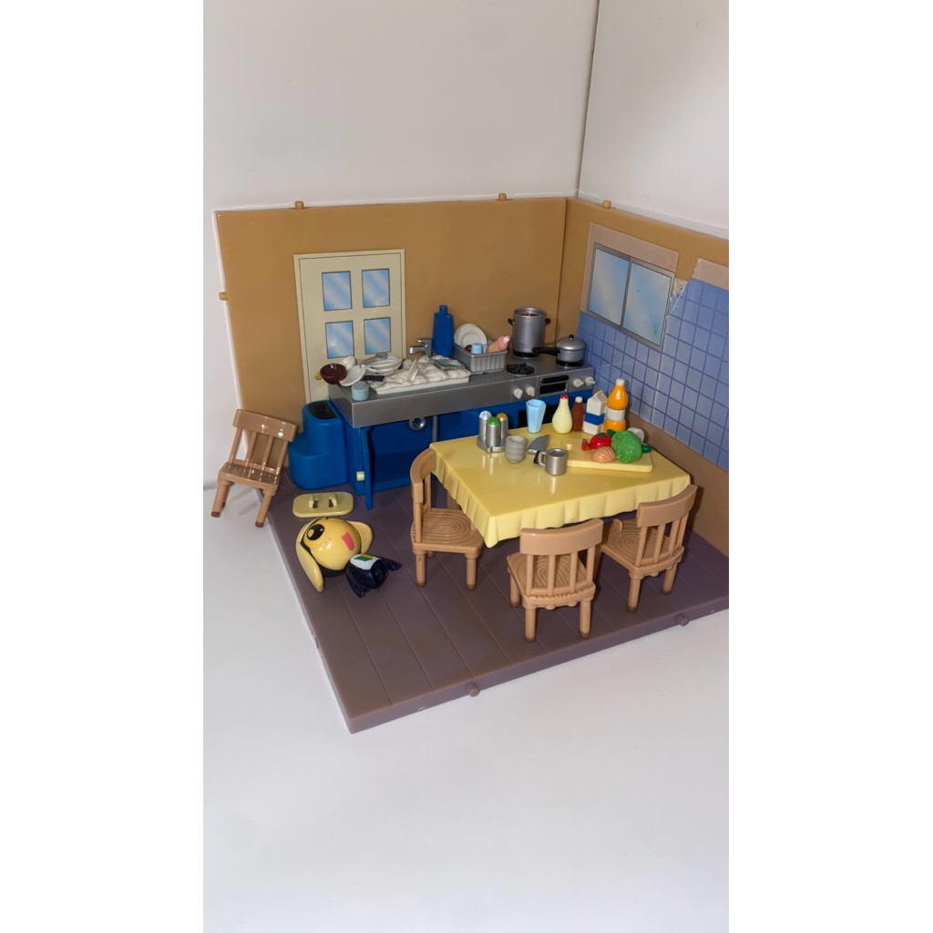 Keroro my room Hinata’s house kitchen dining ทามามะมีขานะค้ะ หายากมากๆ บ้านตุ๊กตาเคโรโระจิ๋ว ของแท้