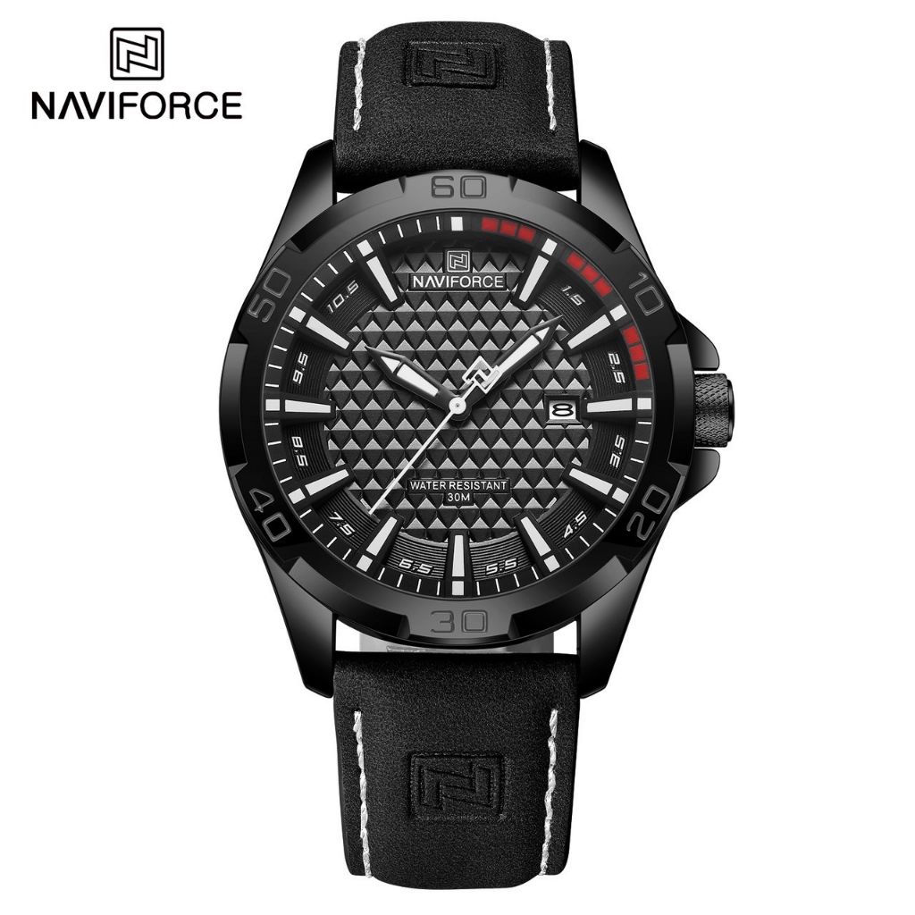 NAVIFORCE นาฬิกาข้อมือผู้ชาย รับประกัน 1 ปี ของแท้ 💯% สายสแตนเลส รุ่น 8023