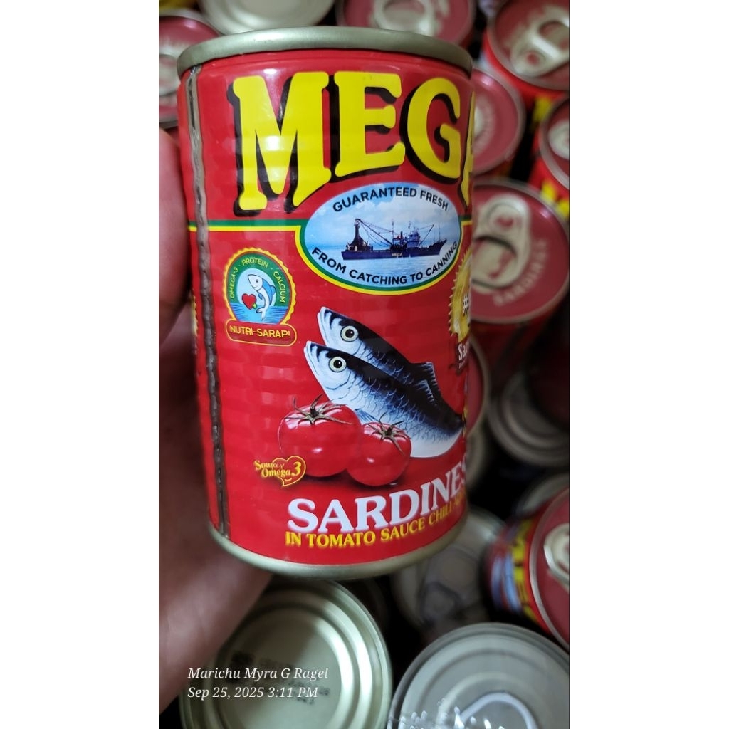 Mega Sardines Spicy 155g