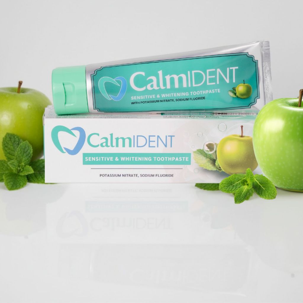 Calmident ยาสีฟันสูตรคุณหมอ อ่อนโยน ช่วยฟันขาว ลดเสียวฟัน