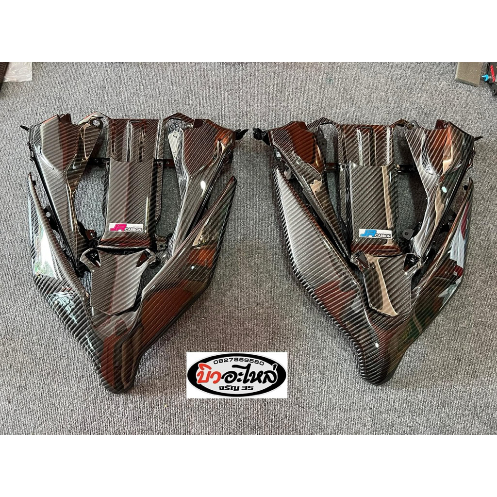 คาร์บอนหน้าซิ่ง Forza350 ตั้งแต่ปี2023 ลาย2 ,ลาย4 (JRcarbon)
