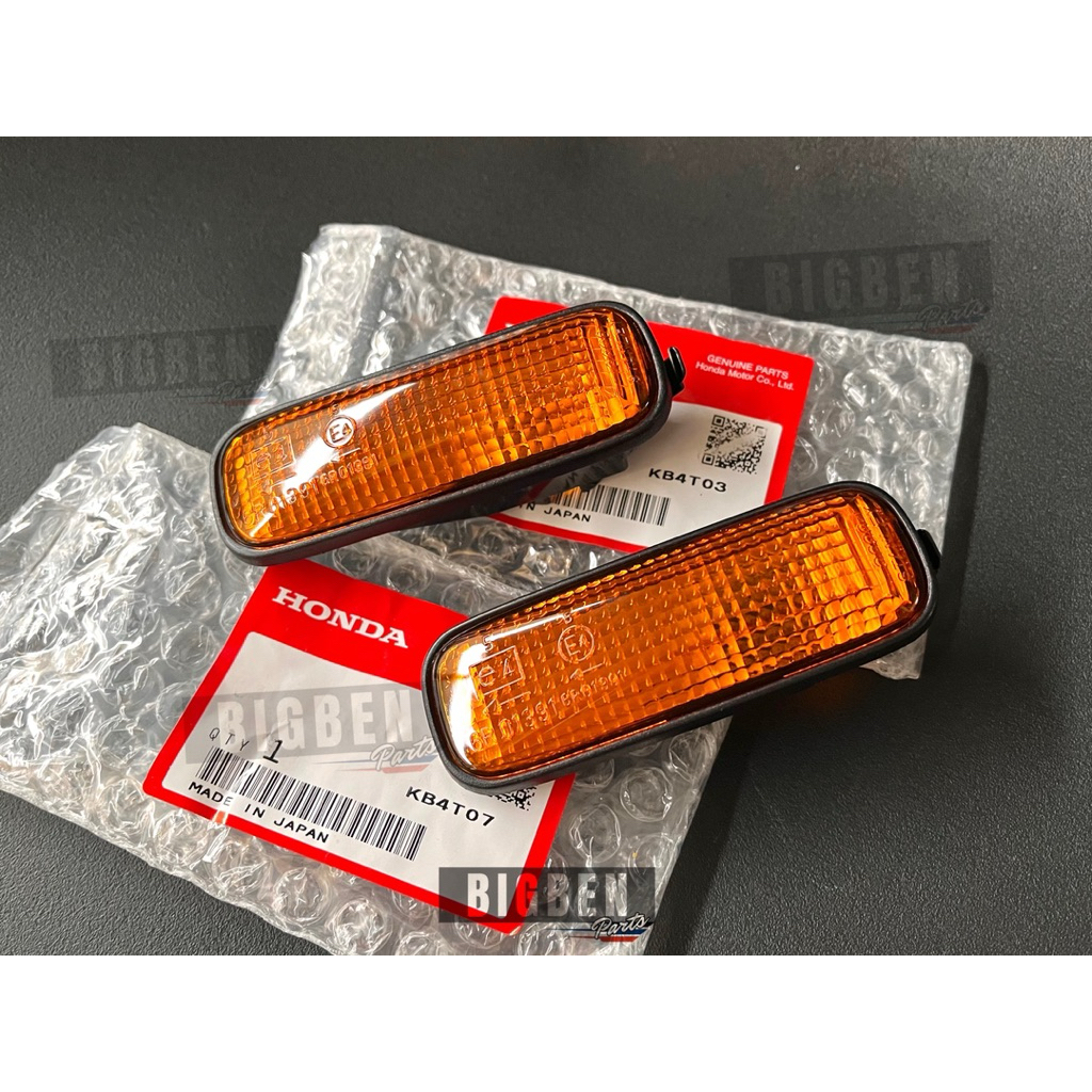 ไฟเลี้ยวแก้มส้มแท้เบิกใหม่ HONDA CIVIC EK,EK COUPE,EK9 Made in Japan🇯🇵