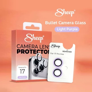 [Sheep Bullet Camera for iPhone 17 series] กระจกกันเลนส์กล้อง สำหรับไอโฟน Air/17/17 Pro/17 Pro Max กระจกกันรอย กันกระแทก