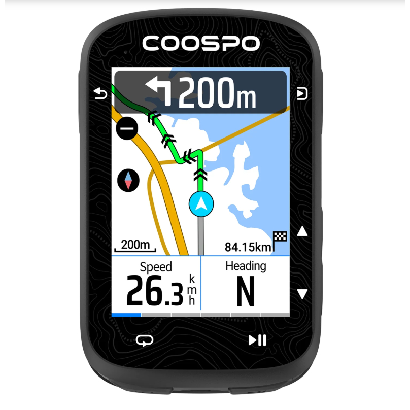 ไมล์จักรยาน COOSPO CS600 GPS BIKE COMPUTER — หน้าจอสัมผัส สีชัด แบตอึด 36 ชั่วโมง