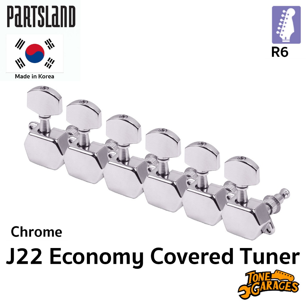 Partsland Machine Head Economy Covered Tuner ลูกบิดกีต้าร์