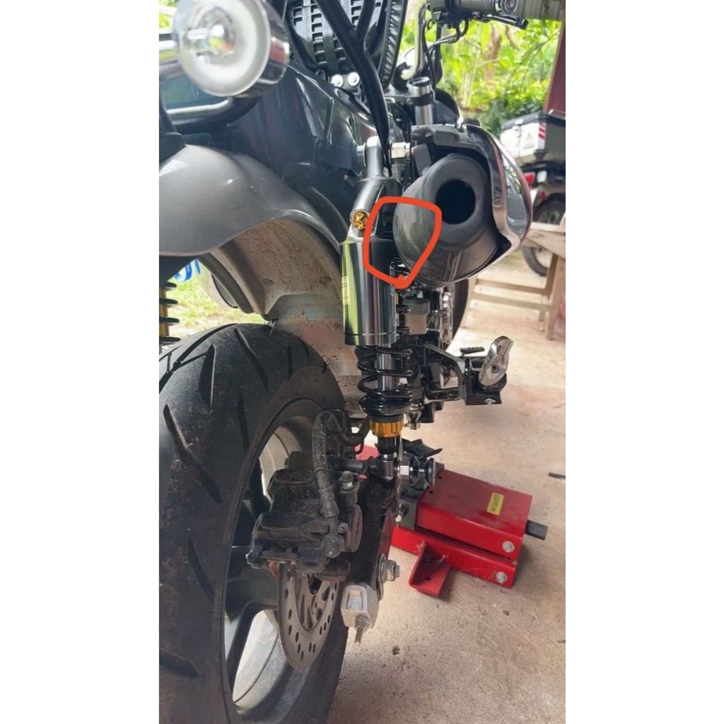 โช๊คOKD  สำหรับ DAX125 โช๊คOKD รุ่นREV II ยาว340mm ใส่โช๊คOKDแท้ โช๊คแต่งOKD dax125 dax/pigparts/okd - รูปที่ 6