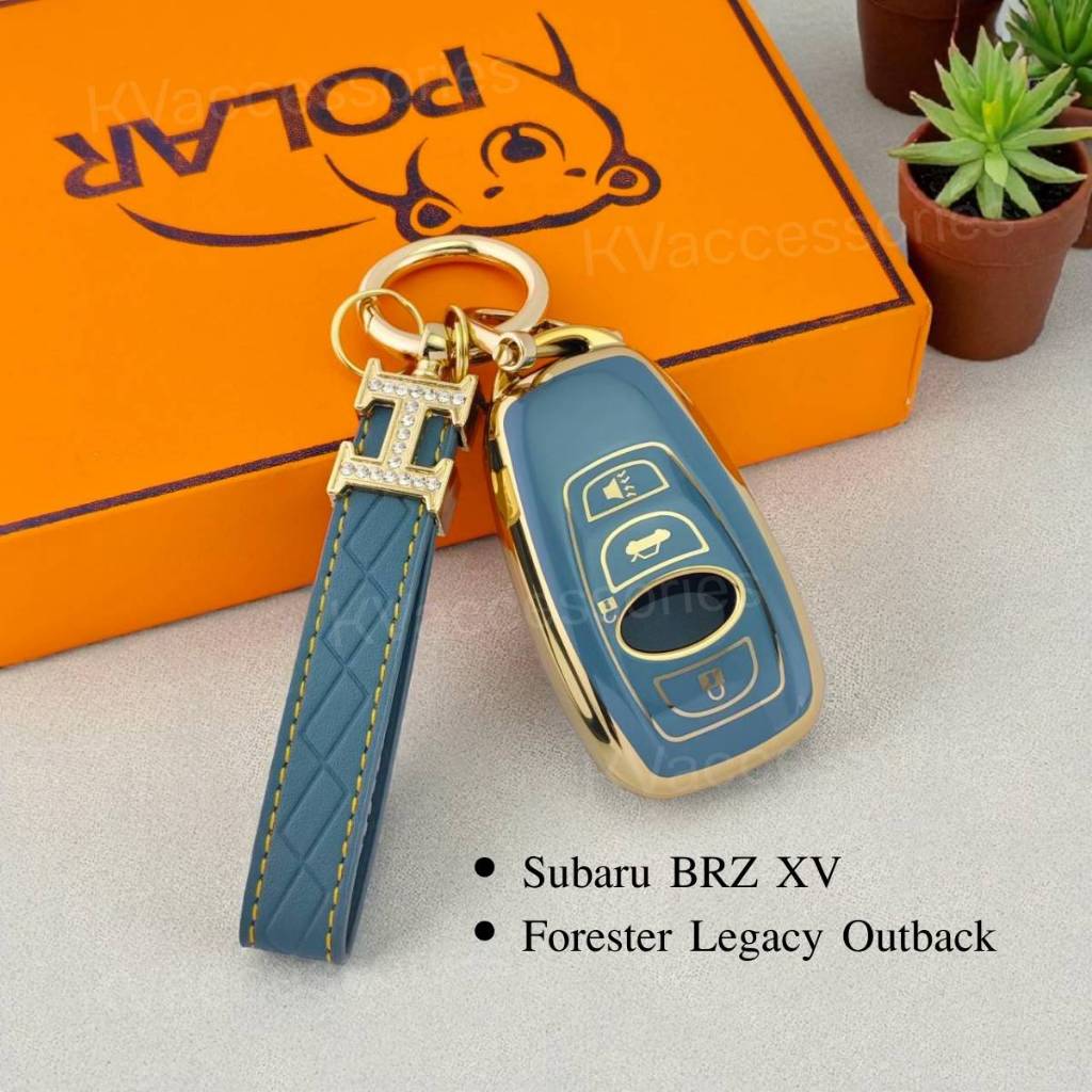 เคสกุญแจรถยนต์ SUBARU XV, Forester, BRZ งานเคส TPU ของทอง (ซูบารุ)