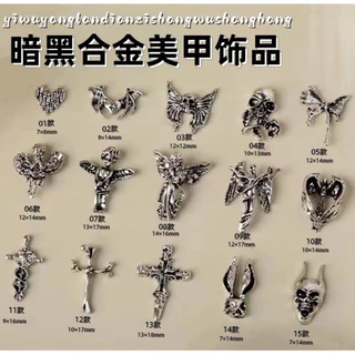 อะไหล่สไตล์พั้ง วินเทจ วายทูเค ฮาโลวีน สำหรับแต่งเล็บ(10ชิ้น ต่อแพค)🇹🇭🇹🇭🇹🇭🇹🇭