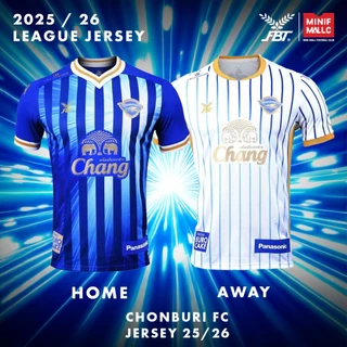 เสื้อกีฬาสโมสรชลบุรี เอฟซี FBT X CHONBURI FC JERSEY 2025 เสื้อทีมฟุตบอล เกรดคุณภาพดี ฤดูกาล 2025/26