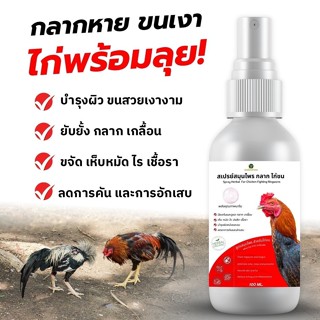 สเปรย์สมุนไพรไก่ชน 3in1 บำรุง+ป้องกัน+ดูแล ขนสวยเงางาม จัดกา…