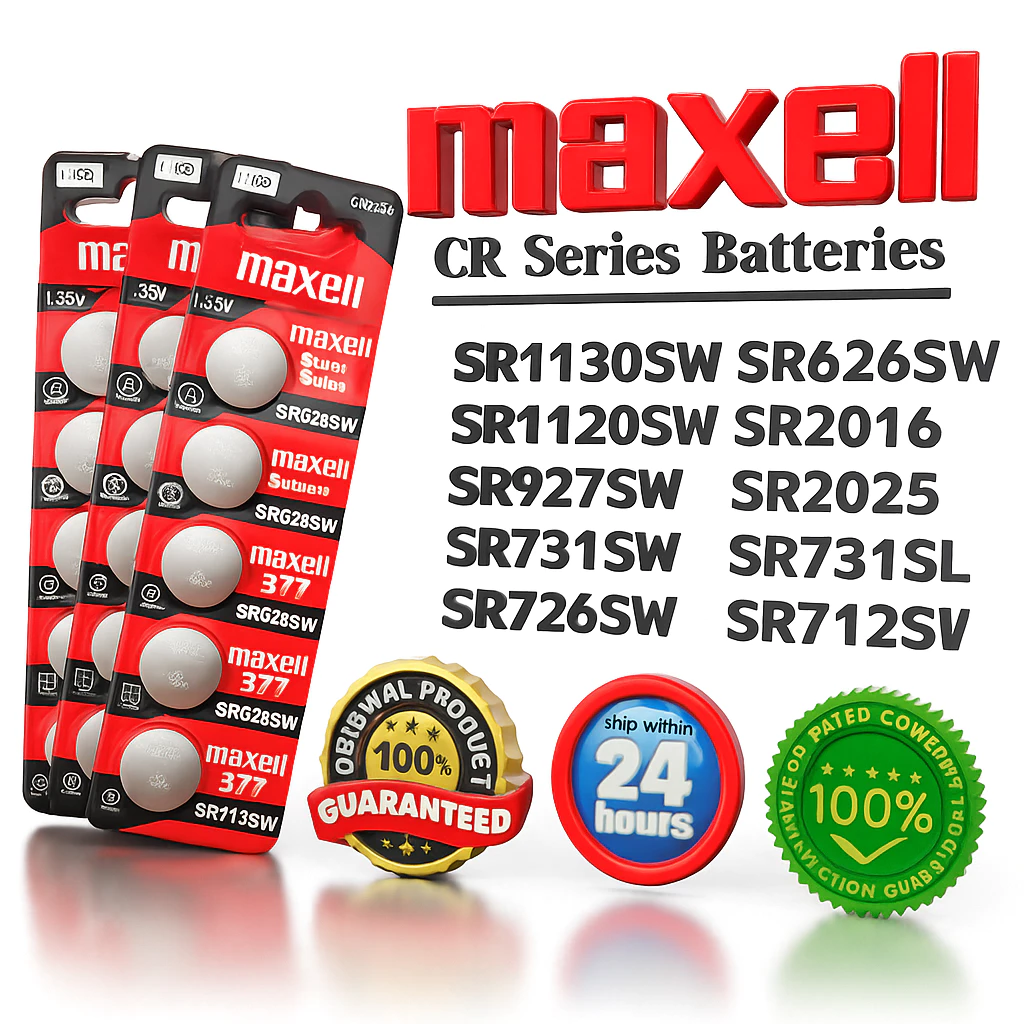 ถ่านกระดุม MAXELL SR626 SR920 CR1220 CR2016 CR2032 LR44 LR1130 thumbnail 3