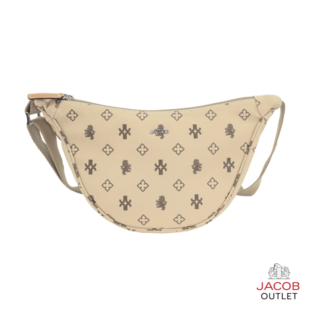JACOB กระเป๋าสะพายคาดอก ดีไซน์ลายสิงห์ผสมผสานลายไทย รุ่น 40644P