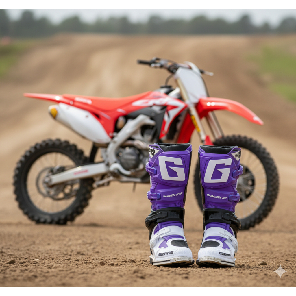 รองเท้าวิบาก GAERNE รุ่น SG12 PURPLE BLACK WHITE