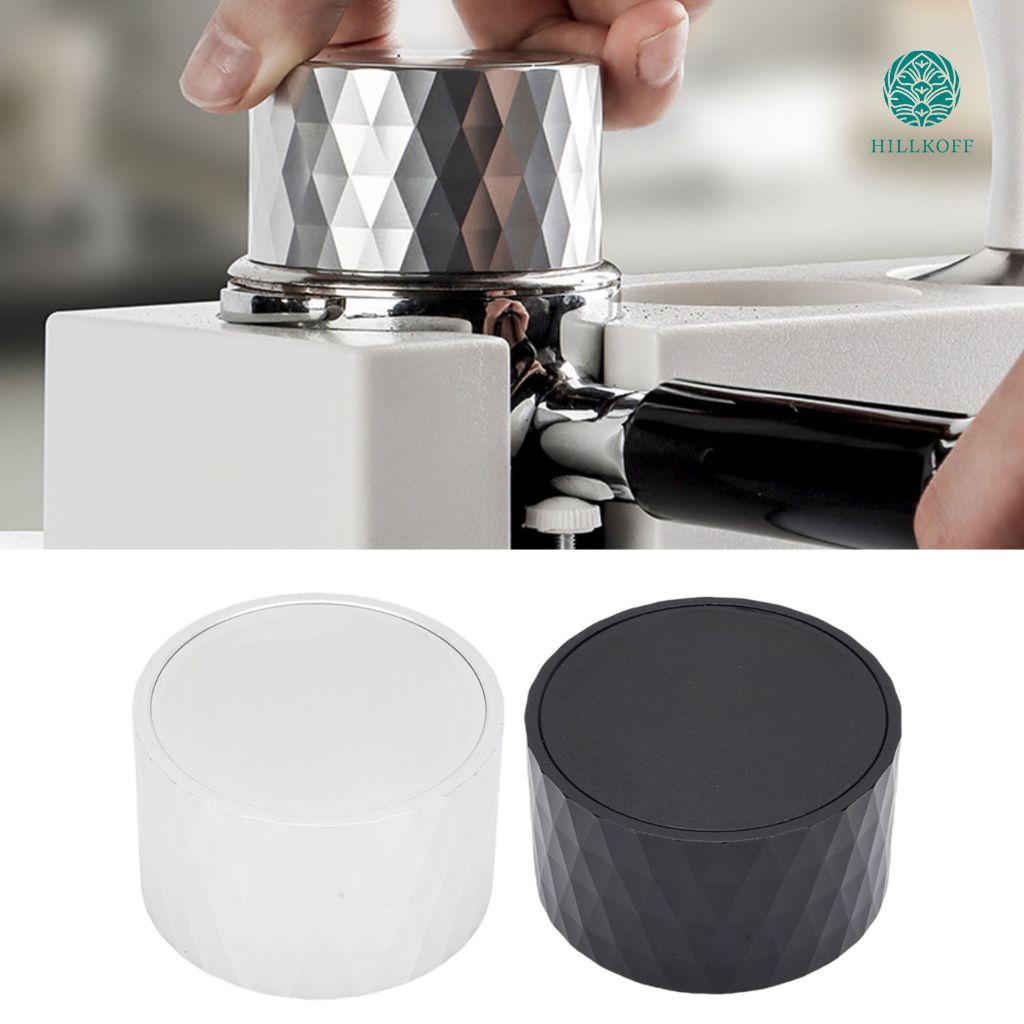 Hillkoff : Coffee Distributor Macaron เกลี่ยกาแฟ ที่เกลี่ยกาแฟ Stainless ปรับความสูงง่าย เพื่อการสกัดที่สม่ำเสมอ