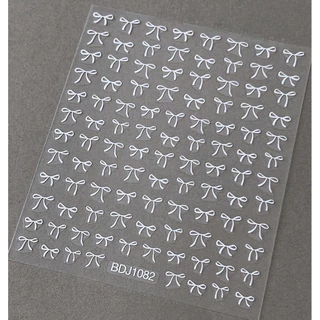 สติ๊กเกอร์ลายโบว์ สำหรับแต่งเล็บ แบบลอกแปะ🇹🇭🇹🇭🇹🇭🇹🇭
