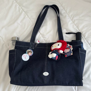 july bag - hyesummer.r กระเป๋าผ้าแคนวาสใส่ ipad macbook ได้