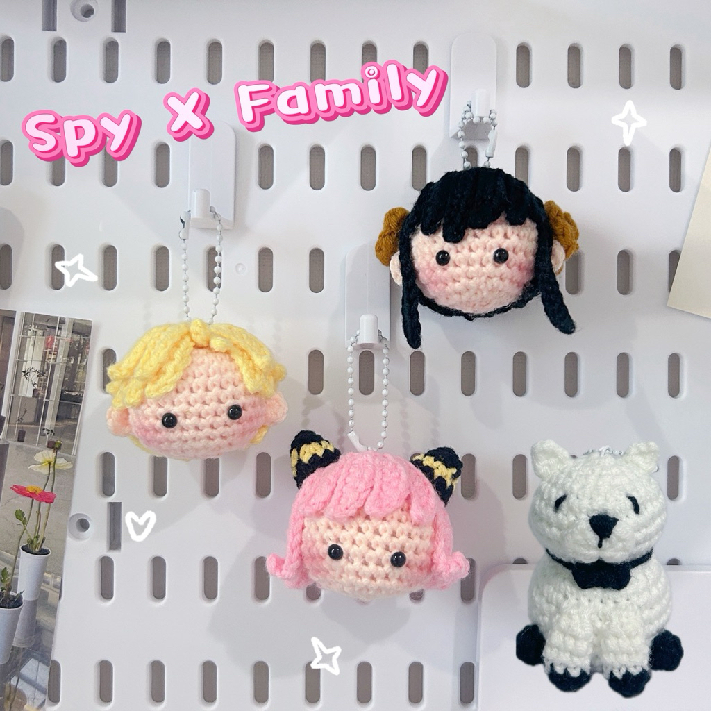 Spy X family ตุ๊กตาถักไหมพรมอาเนีย Anya Loid Yor