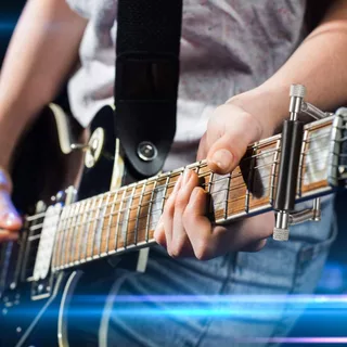 คาโป้ คาโป้เลื่อนกีต้าร์ Guitar Sliding capo Rolling Guitar Capo เหมาะสำหรับเครื่องสายต่างๆ