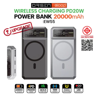 [359บาท โค้ดคุ้ม] Orsen Eloop EW54 EW55 E53 E59 แบตสำรอง PowerBank พาวเวอร์แบงค์ ชาร์จเร็ว ของแท้