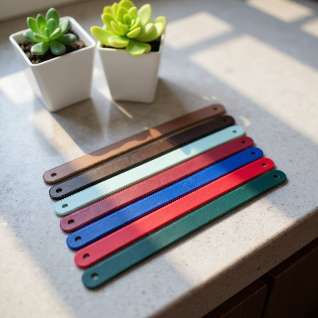 [สินค้าขายดี] สายหิ้วลำโพงบลูทูธ DIY คุณภาพหนานุ่ม ปลายโค้งพับเก็บขอบหนังได้มาตรฐาน (เจาะรูพร้อมใช้) สินค้า