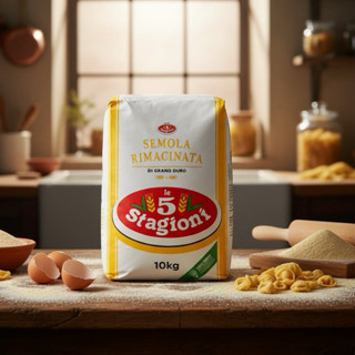 แป้งเซโมลินา ดูรัม วีท Le5 Stagioni SEMOLA RIMACINATA DI GRA…