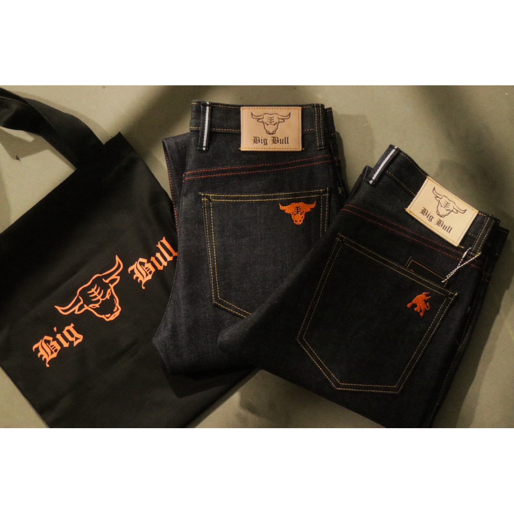กางเกง BIG BULL DENIM รุ่น LAVA ผ้าดิบ 14 ออนซ์ยืด 2%