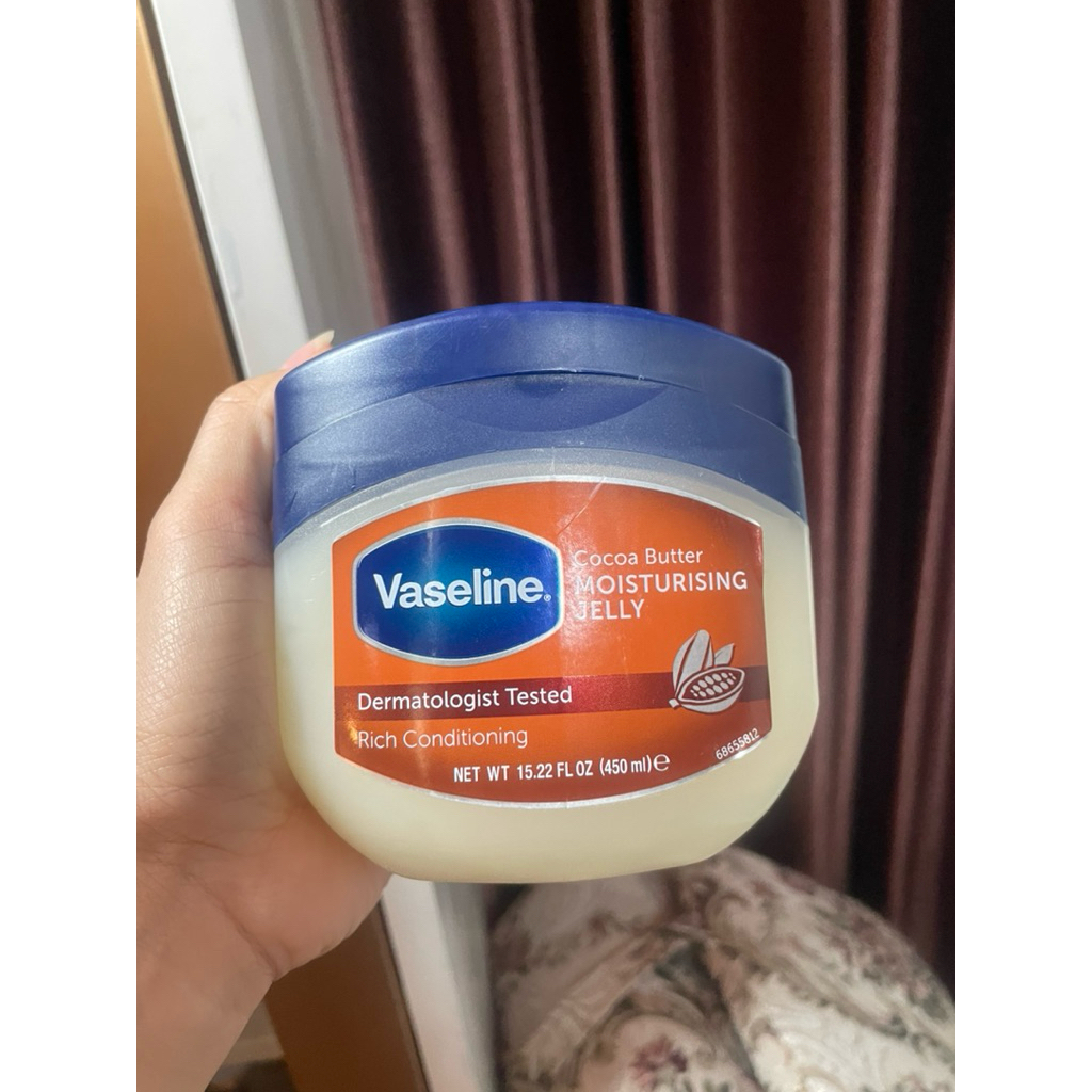 Vaseline Cocoa Butter Moisturising Petroleum Jelly 450ml. USA