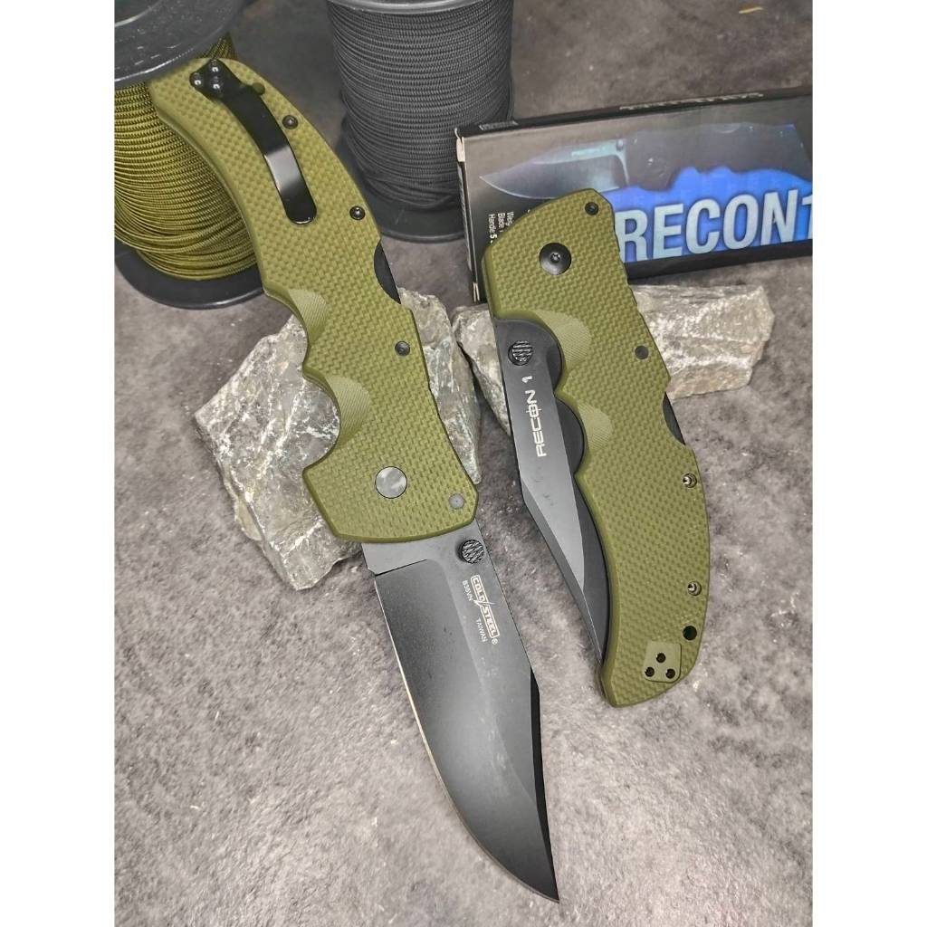 มีดพับ มีดพกพา Cold Steel Recon 1Clip point   S35VN  Green