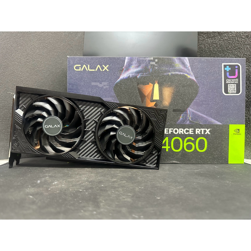 VGA GALAX RTX4060 1-CLICK OC 2X 8GB (การ์ดจอมือสอง)