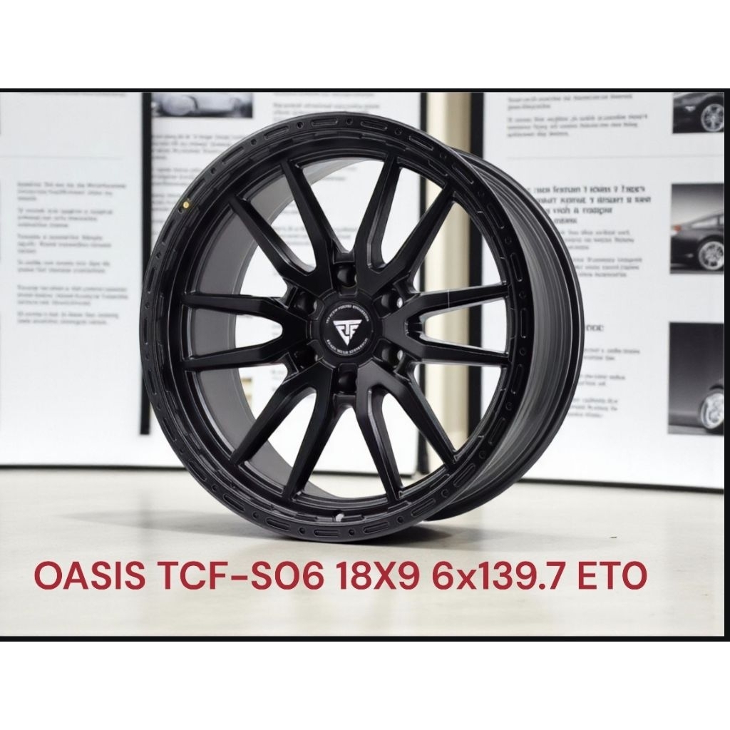 ล้อแม็กซ์​ OASIS​ TCF-S06 ขอบ18 6รู139.7​กว้าง9นิ้ว​ออฟเซต0ลายมาใหม่สินค้า​คุณภาพดี​แนวออฟโรดแข็งแรง