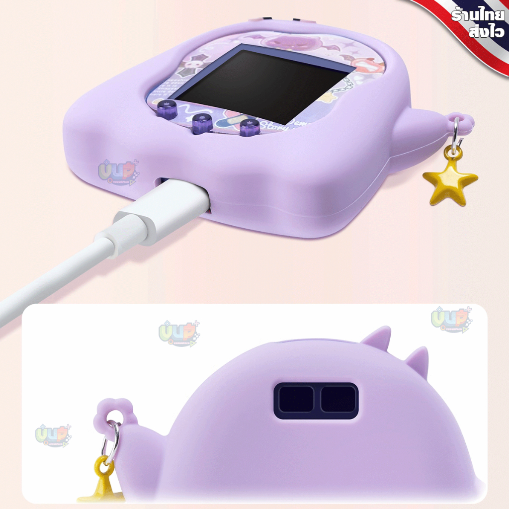 [พร้อมส่ง] Little Devil ซิลิโคน Tamagotchi UNI แบบ TPU นิ่ม น่ารัก Bubblelogus แท้ - รูปที่ 2