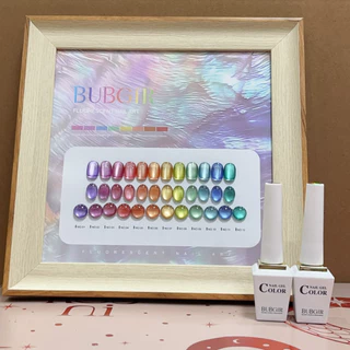 พร้อมส่ง สีเจลแคทอายเนื้อซาติน bubgir 12สี สีเจลแฟลช สีลูกแก้วแคทอาย มี 6 รุ่น สีลูกแก้ว 12 สี แถม ชาร์ทสี