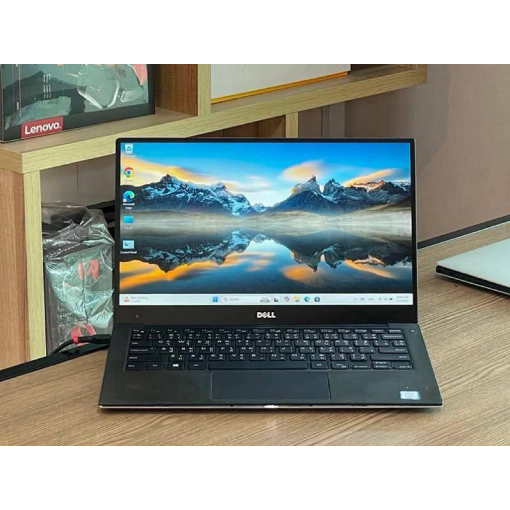 Dell XPS 13 9360 i7-7650U vPro SSD1TB RAM16GB จอทัสกรีน 3K UHD Win11Pro คีย์ไฟ สินค้ามือสอง มีบุบ