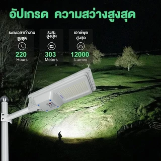 【รับประกัน30ปี】ไฟถนนโซล่าเซลล์ โซล่าเซลล์ ไฟโซล่าเซลล์ Solar Light 45000000W ไฟแสงอาทิตย์ โระบบเซ็นเซอร์ตรวจจับร่างกาย