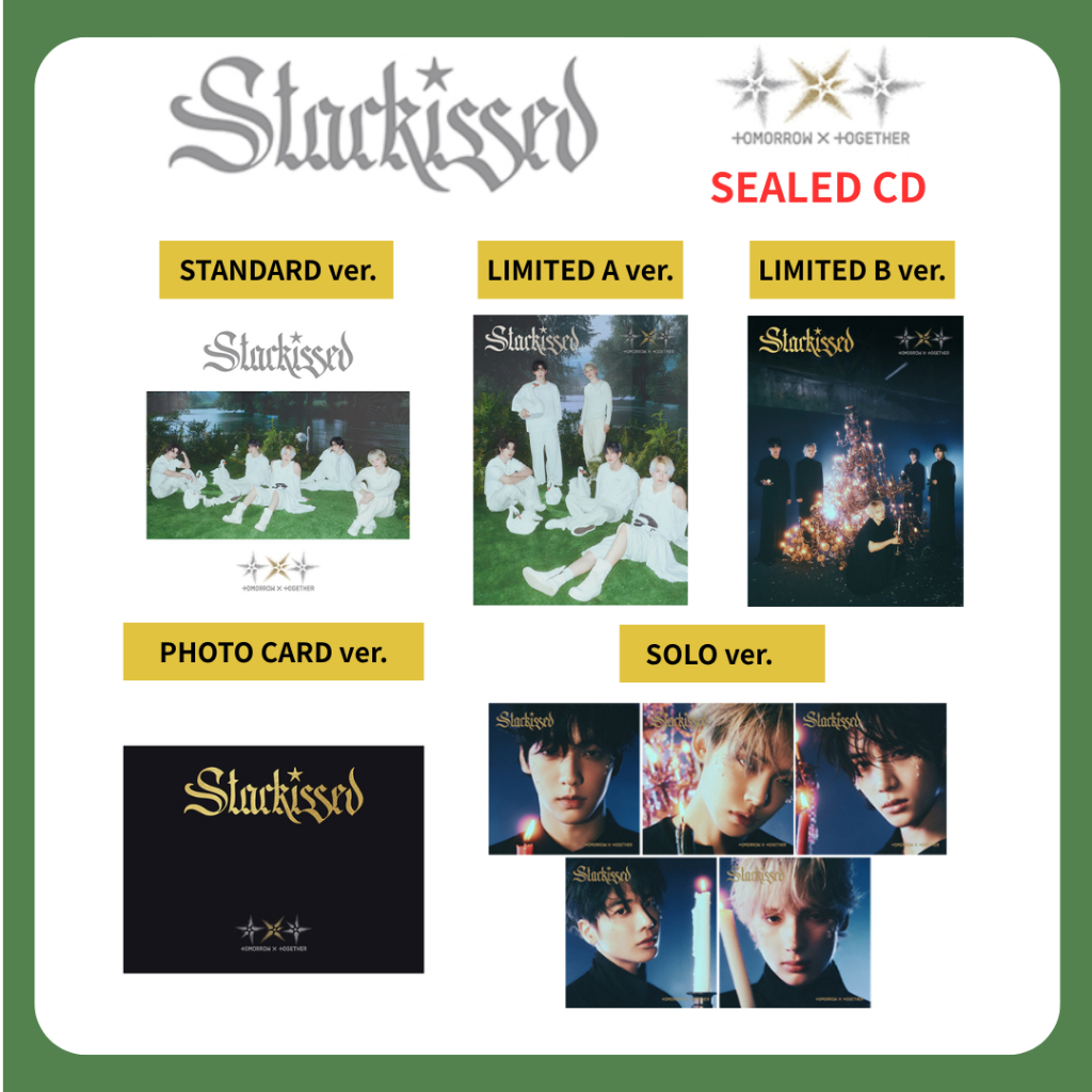 TOMORROW X TOGETHER JAPAN 3rd ALBUM Starkissed – STANDARD / LIMITED A / LIMITED B / PHOTO CARD / SOL