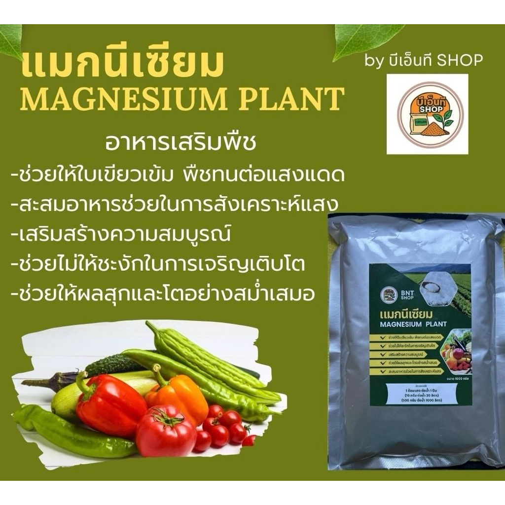 แมกซีเซียม ซัลเฟต อาหารเสริมพืช