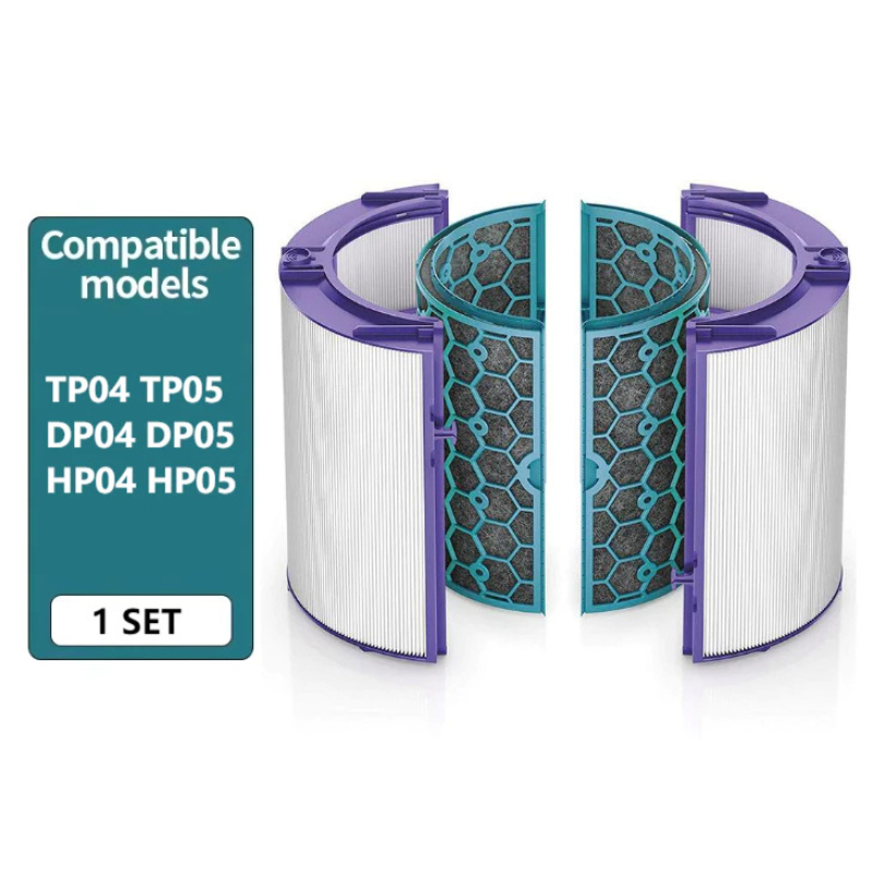 【HEPA Filter】High Efficiency For Dyson  HP04 / TP04 / DP04 / TP05 / HP05 Air Purifier Filter HEPA Ca