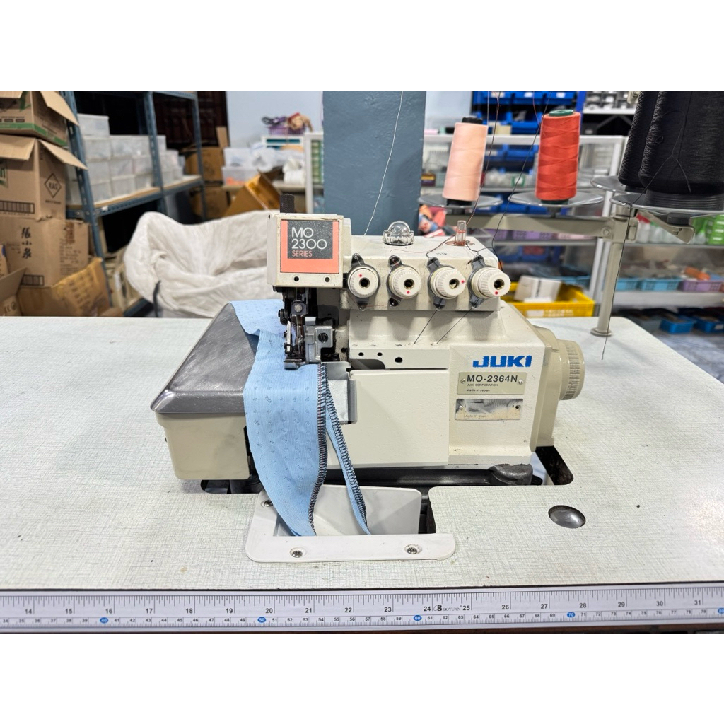 🪛จักรโพ้ง JUKI MO-2364N / 3,4เส้น (สินค้ามือสองครบชุด) 1 คำสั่งซื้อ = จักร 1 คัน