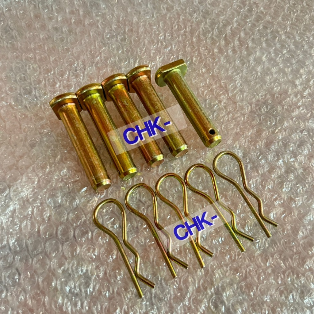 เซท 5 ชุด สลักแขนข้าง+ปริ้น หัวตัด รุ่น L3200-L3408-L3608-L4018 (ขนาด 13.5x65มิล) สลักแขนตั้งข้าง แขนปรับข้าง สลักรถไถ