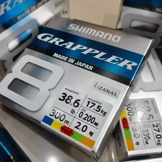 สาย PE Shimano Grappler X8 300m Made in Japan
