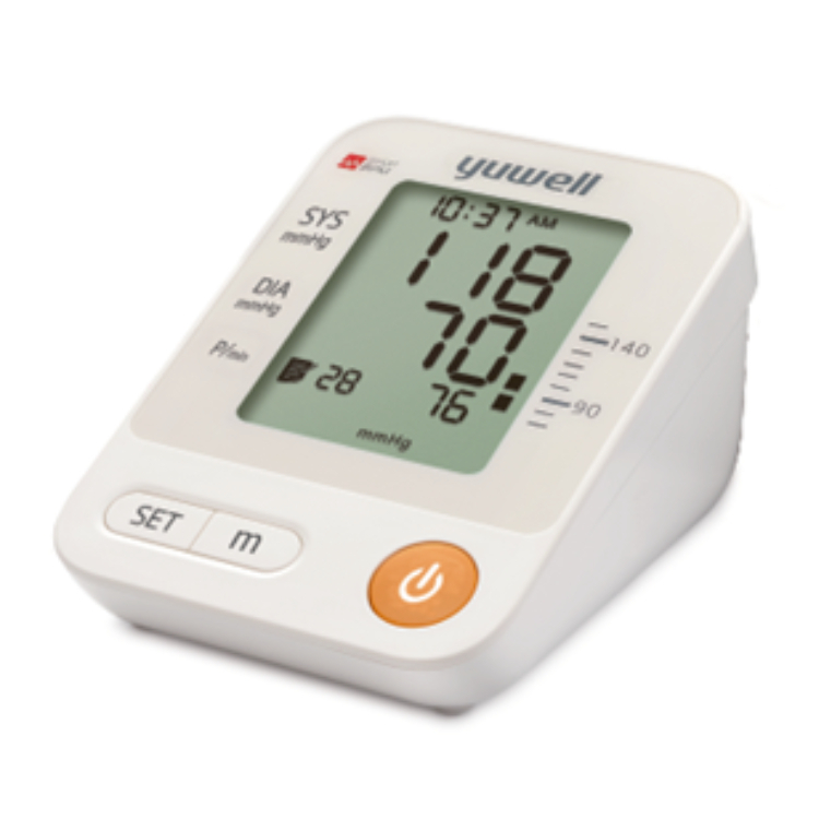 Yuwell Electronic Blood Pressure Monitor เครื่องวัดความดันโลหิต รุ่น YE670A [รับประกัน 5 ปี].
