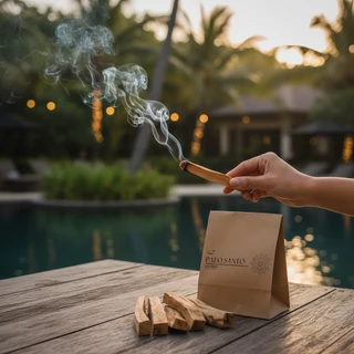 Palo Santo Holy Wood ไม้หอมพาโล ซานโต 5 pcs from Peru