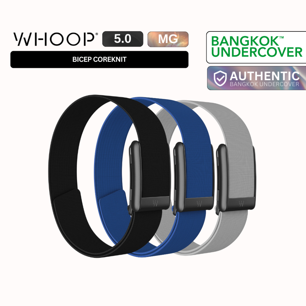 (พร้อมส่ง!) WHOOP 5.0 & MG CoreKnit Bicep Band สายรัดต้นแขน สำหรับ WHOOP 5.0 & MG