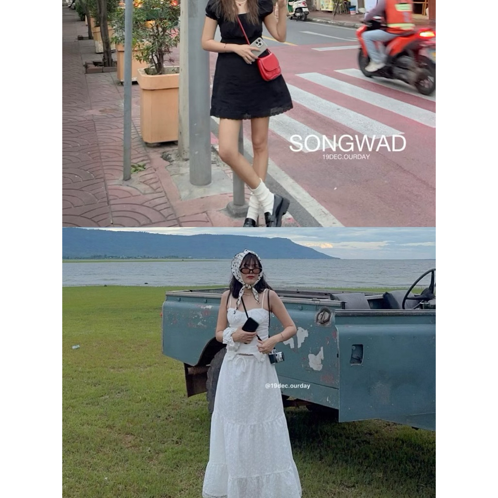 ขายคู่ Used once! Top size S + Skirt / Dress freesize from 19dec 19decourday