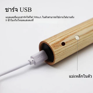 ไฟเซ็นเซอร์อัจฉริยะ ไฟกลางคืน ไฟเซ็นเซอร์ LED ไฟเซ็นเซอร์ทางเดิน ไฟกลางคืนติดผนัง ไฟหัวเตียง ชาร์จผ่านusb