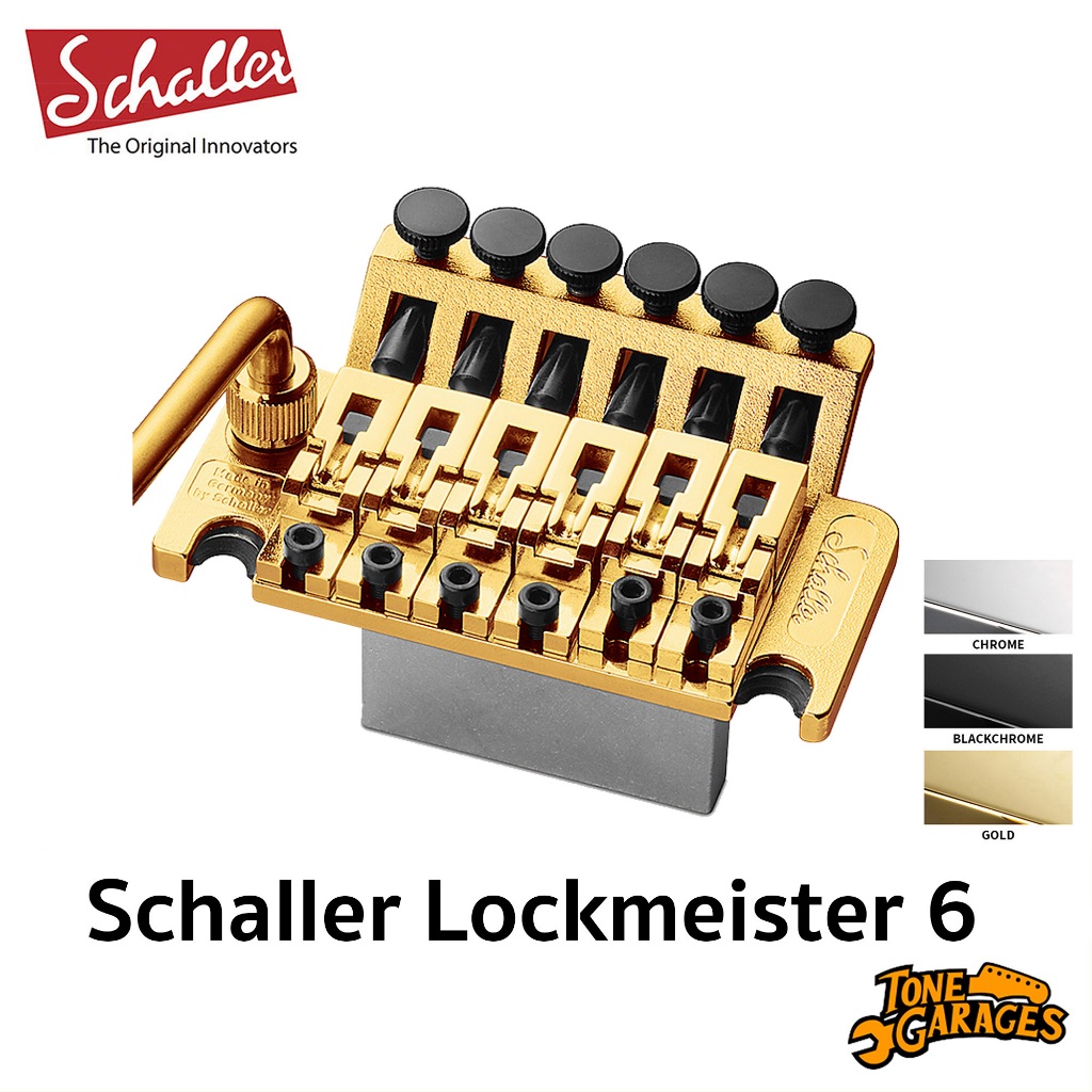 Schaller Lockmeister 6 Floydrose with Lock Nuts R2 (Block 37mm) ชุดคันโยก ฟรอยโรส พร้อมล็อคนัท Made 