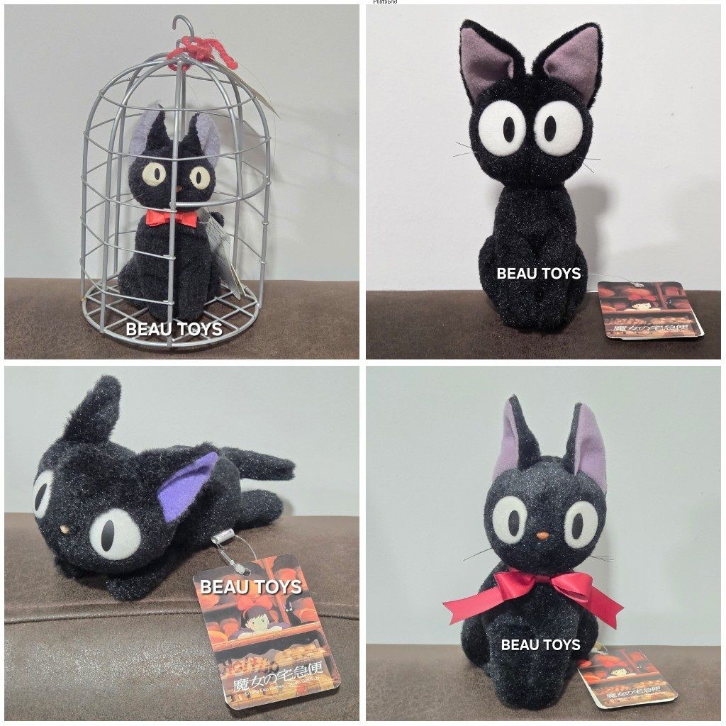 (ของแท้💯)ตุ๊กตาแมวจิจิ (แม่มดน้อยกิกิ) Kiki's Delivery Service Studio Ghibli’s (มือ1)🟠