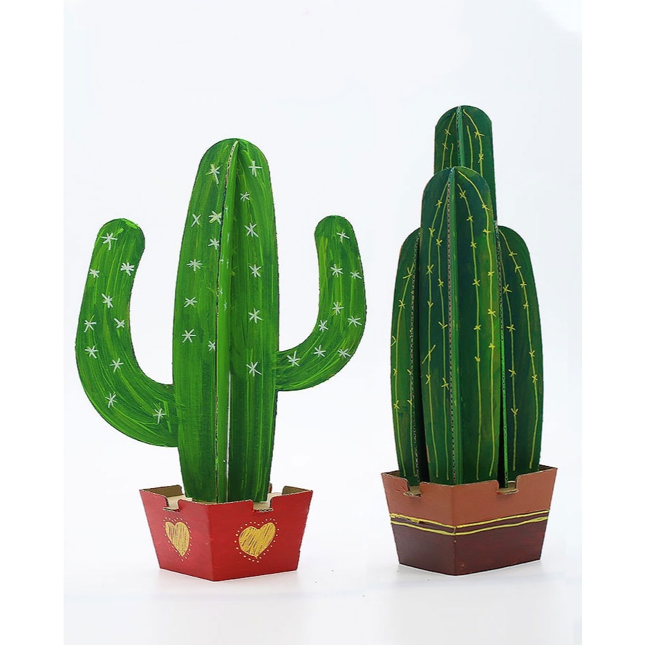 กล่องประดิษฐ์DIY ของเล่นกล่องกระดาษDIY พร้อมสีน้ำระบาย - รูปที่ 2