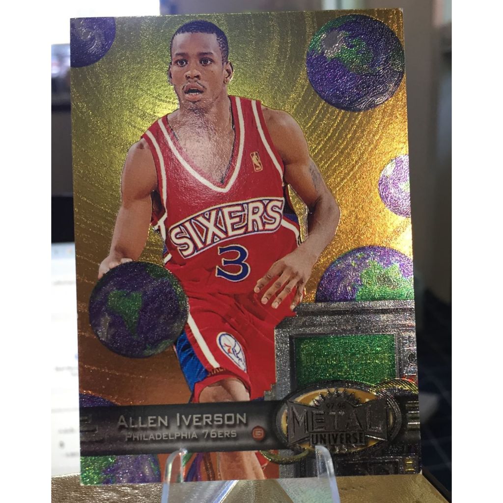 1997-98 Metal Universe Allen Iverson Reebok Gold Card #20