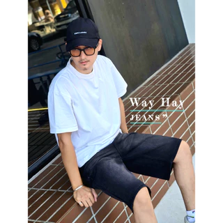 กางเกงยีนส์ขาสั้น 5 ส่วน ผ้านิ่ม สีสวย พร้อมส่งในไทย สำหรับ Men's Fashion Jeans